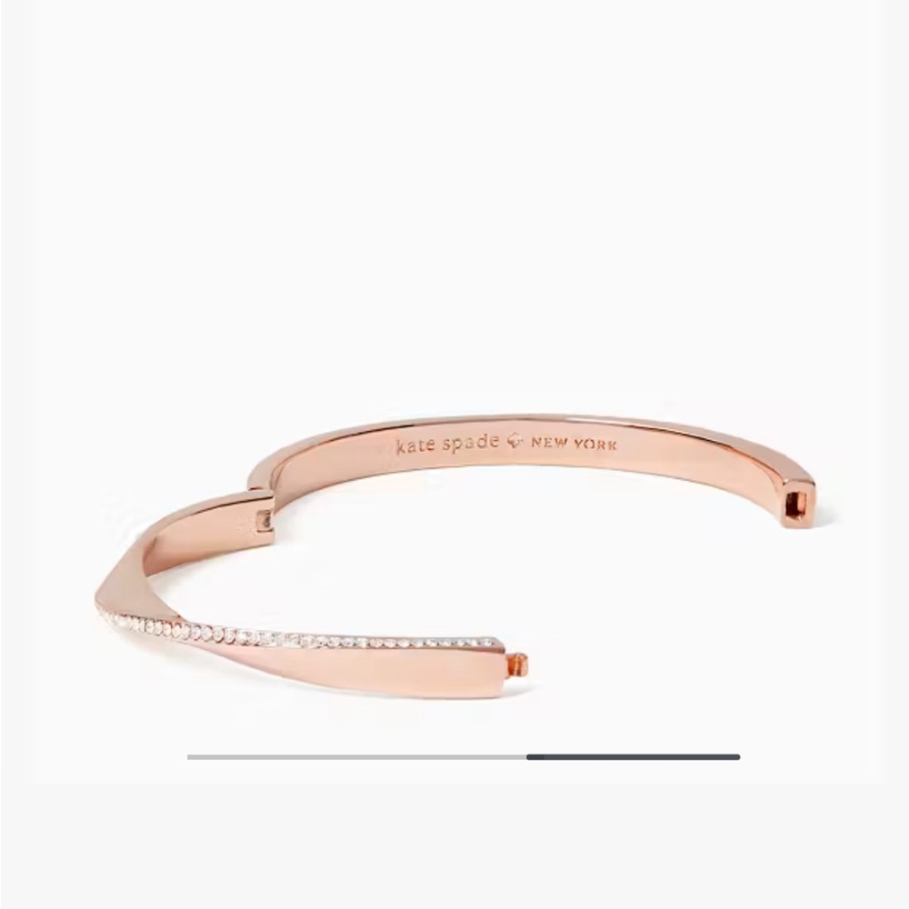 Kate Spade Do The Twist Pave Hinged Bracelet - Picture 2 of 10